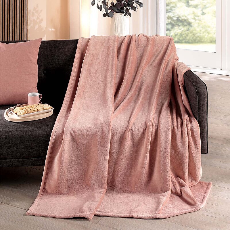Soft-Kuscheldecke aus Optiplüsch