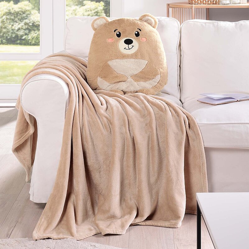 Optiplüsch Soft Teddy mit Decke